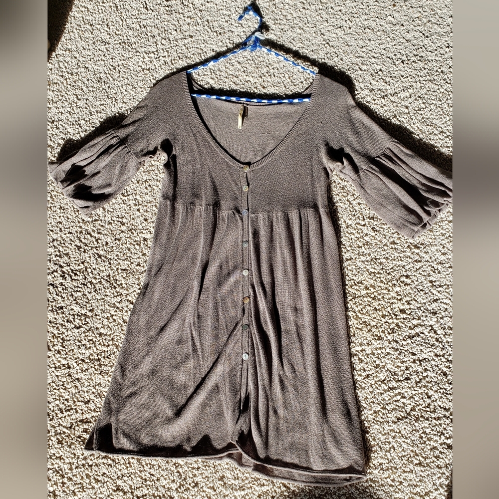 Free People bell sleeve top/dress